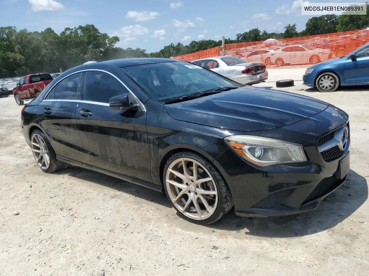 2014 Mercedes-Benz Cla 250 VIN: WDDSJ4EB1EN089391 Lot: 56491595