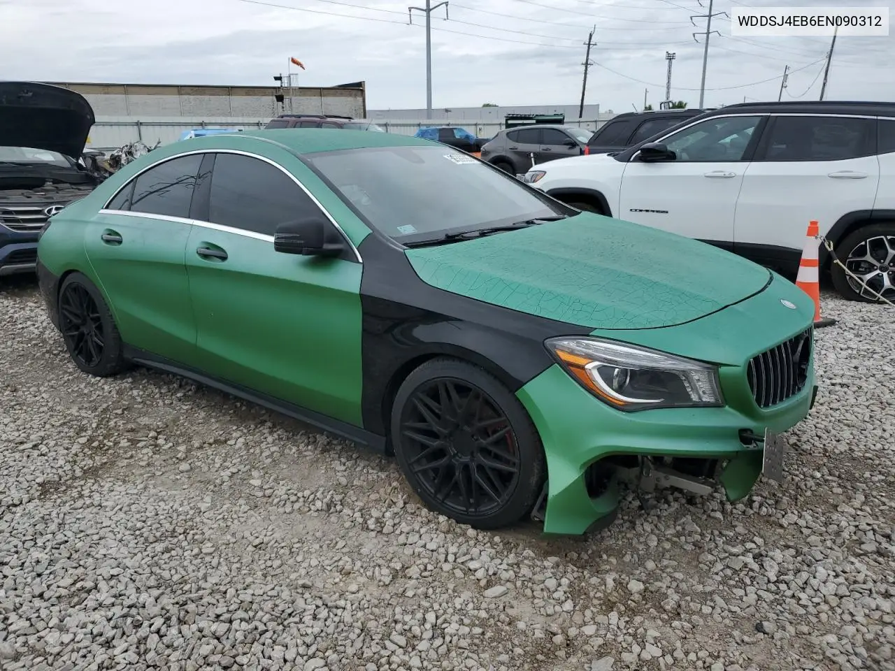 2014 Mercedes-Benz Cla 250 VIN: WDDSJ4EB6EN090312 Lot: 56586555