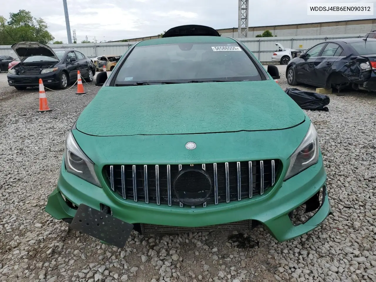 2014 Mercedes-Benz Cla 250 VIN: WDDSJ4EB6EN090312 Lot: 56586555