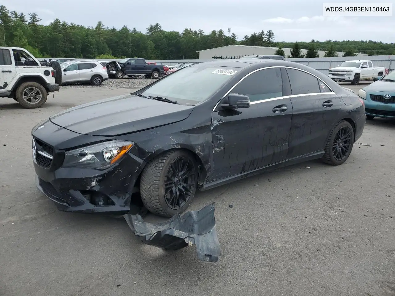 2014 Mercedes-Benz Cla 250 4Matic VIN: WDDSJ4GB3EN150463 Lot: 60824145