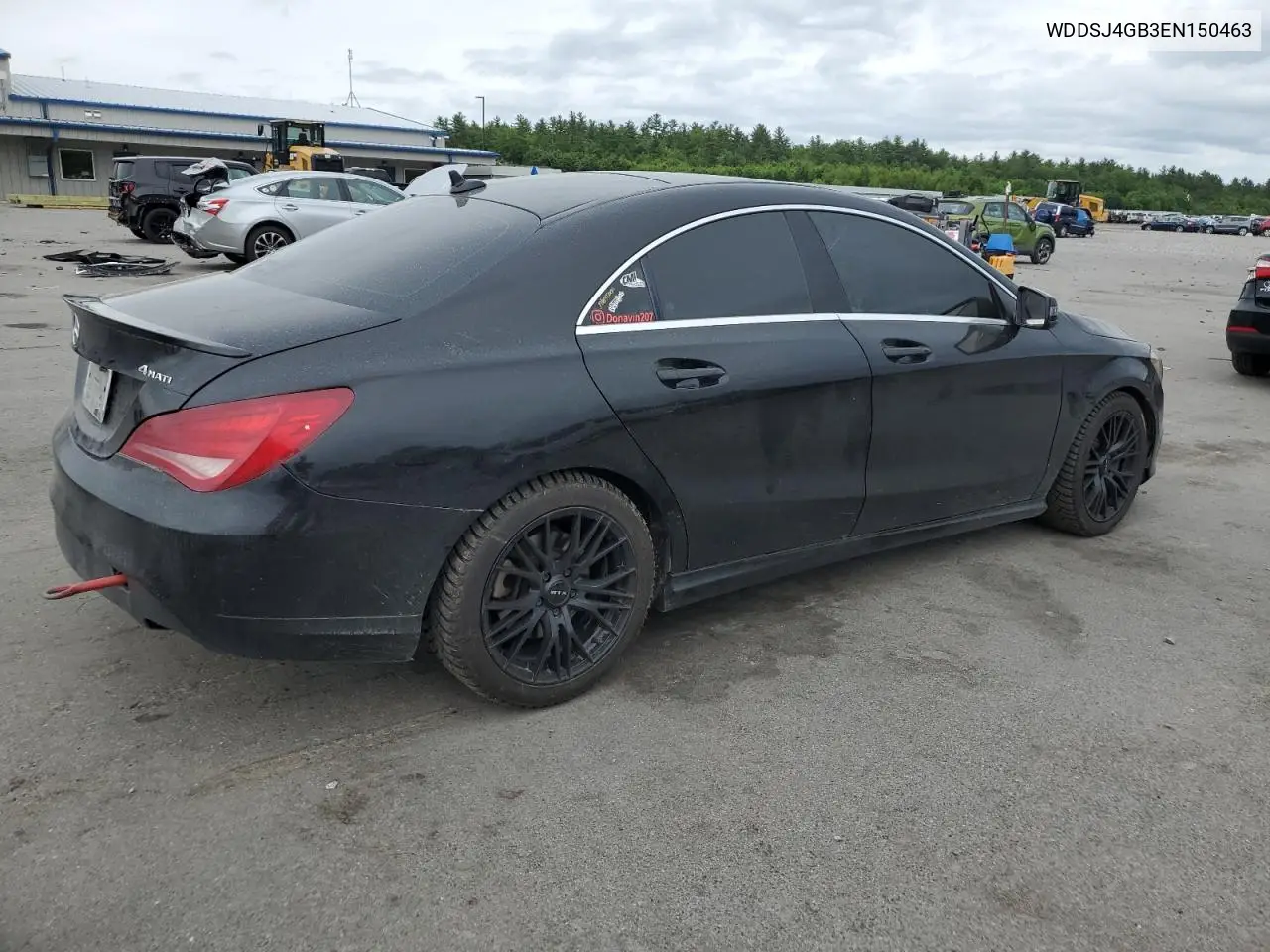 2014 Mercedes-Benz Cla 250 4Matic VIN: WDDSJ4GB3EN150463 Lot: 60824145