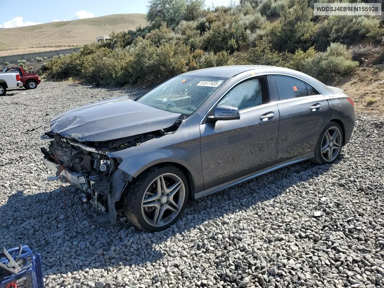 2014 Mercedes-Benz Cla 250 VIN: WDDSJ4EB9EN155928 Lot: 61677435