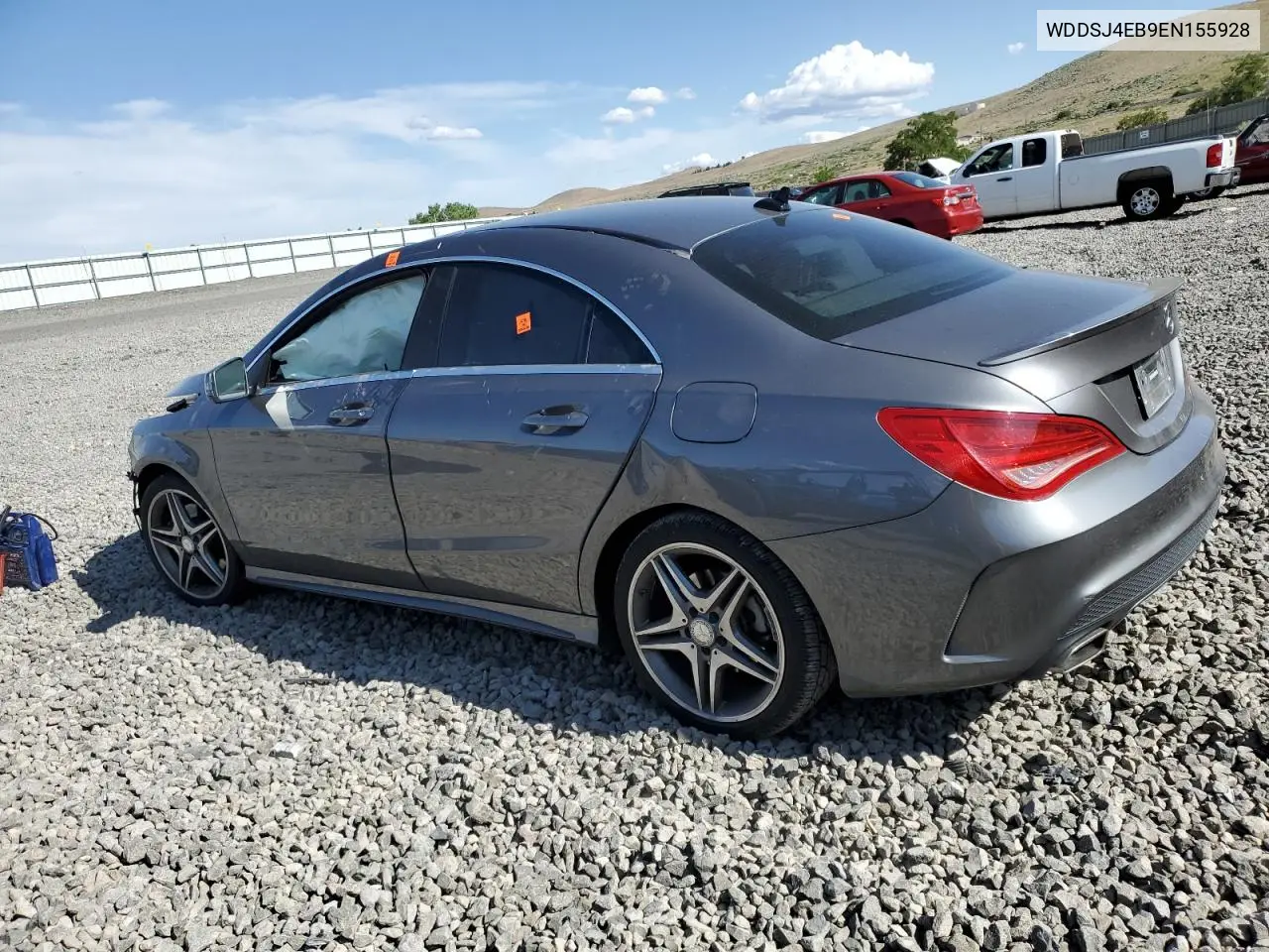 2014 Mercedes-Benz Cla 250 VIN: WDDSJ4EB9EN155928 Lot: 61677435