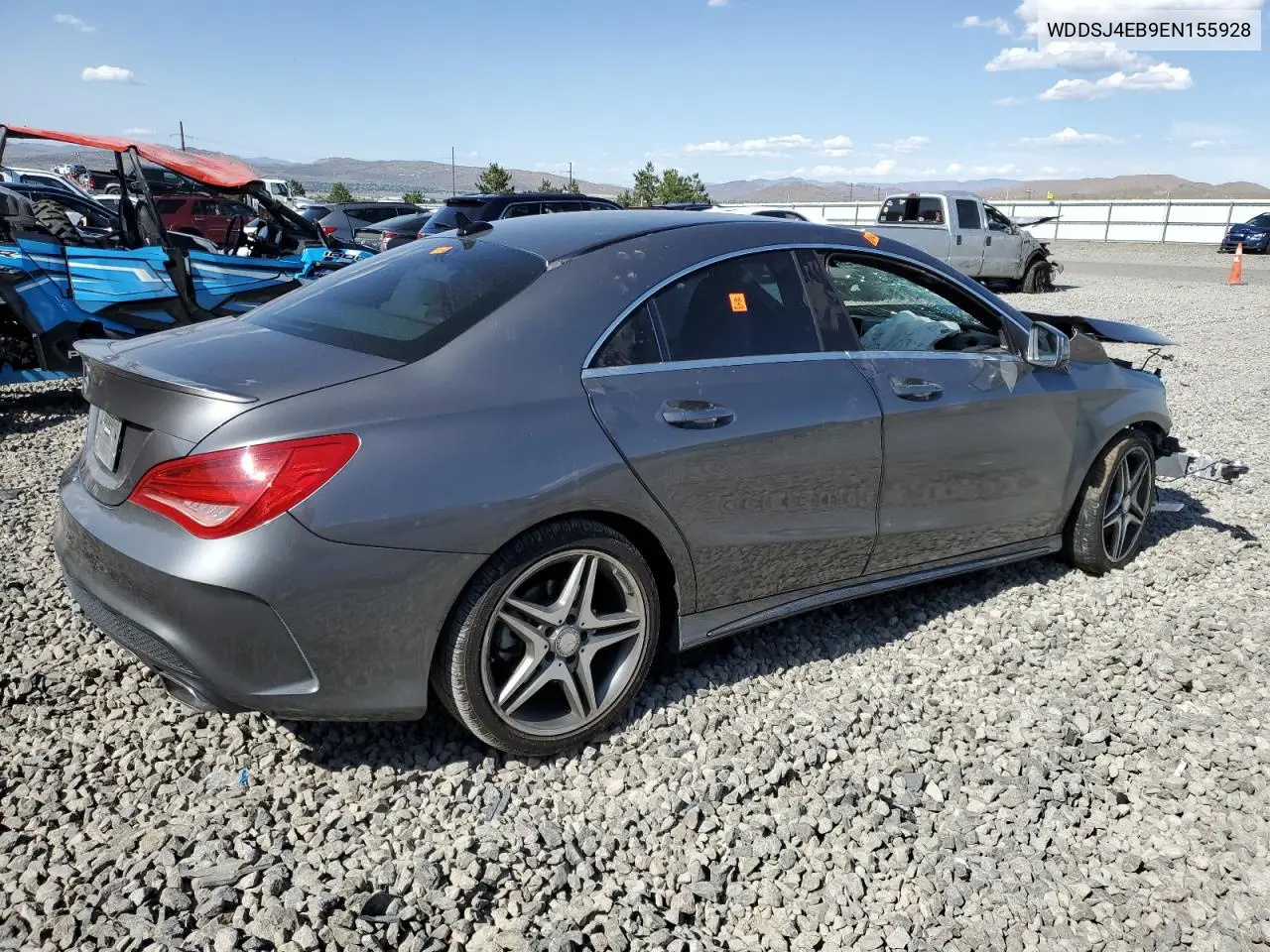 2014 Mercedes-Benz Cla 250 VIN: WDDSJ4EB9EN155928 Lot: 61677435