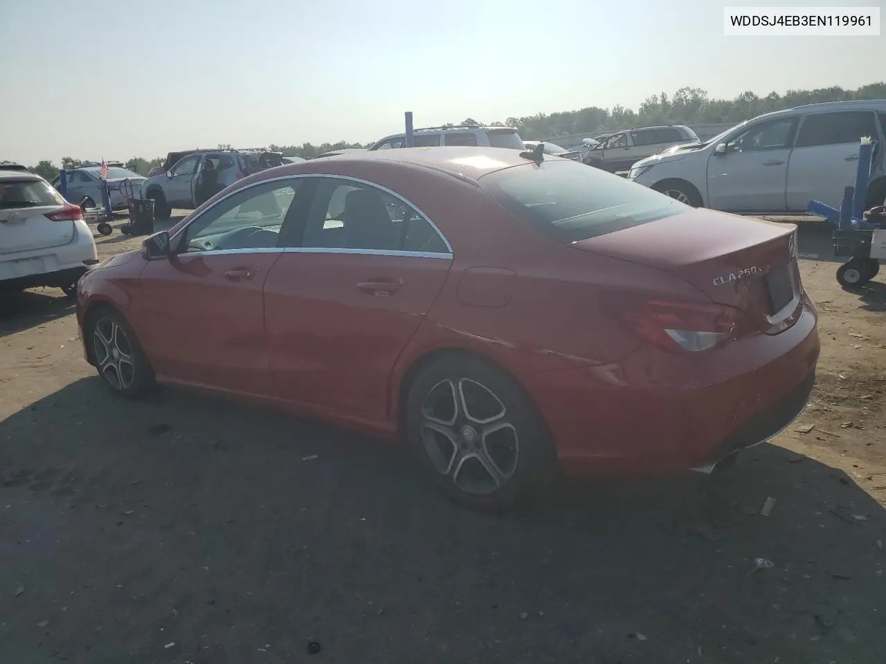 2014 Mercedes-Benz Cla 250 VIN: WDDSJ4EB3EN119961 Lot: 61975675