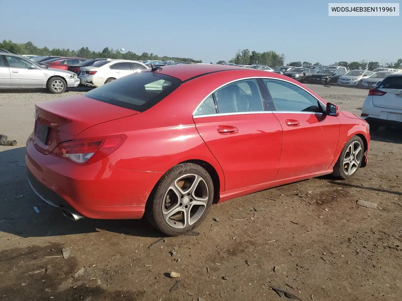 2014 Mercedes-Benz Cla 250 VIN: WDDSJ4EB3EN119961 Lot: 61975675