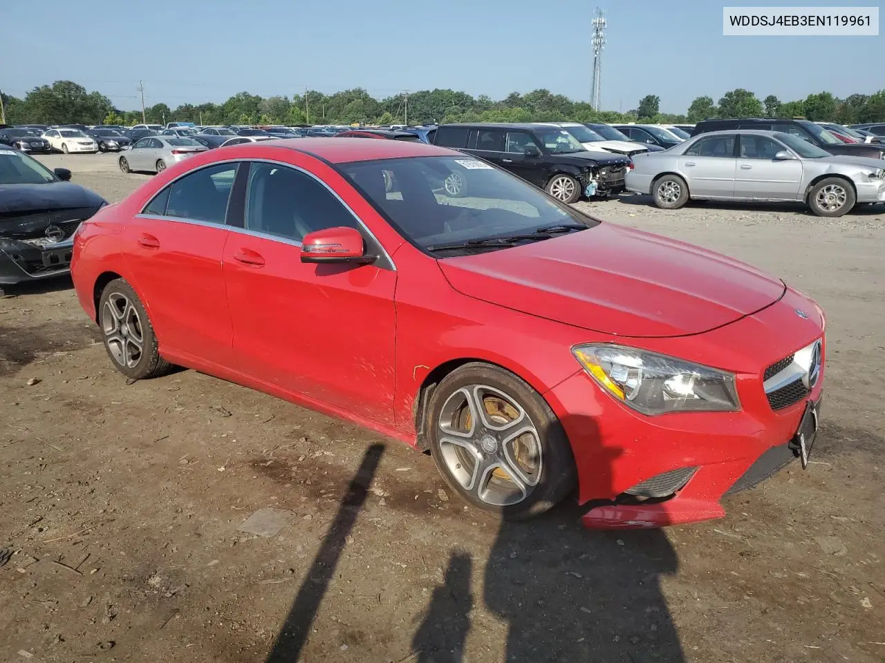 2014 Mercedes-Benz Cla 250 VIN: WDDSJ4EB3EN119961 Lot: 61975675