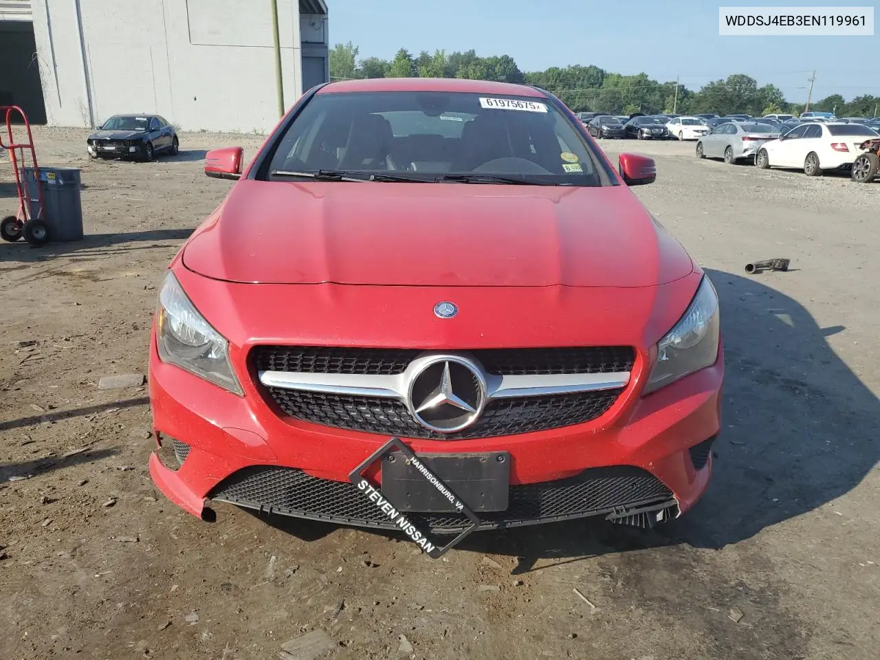 2014 Mercedes-Benz Cla 250 VIN: WDDSJ4EB3EN119961 Lot: 61975675