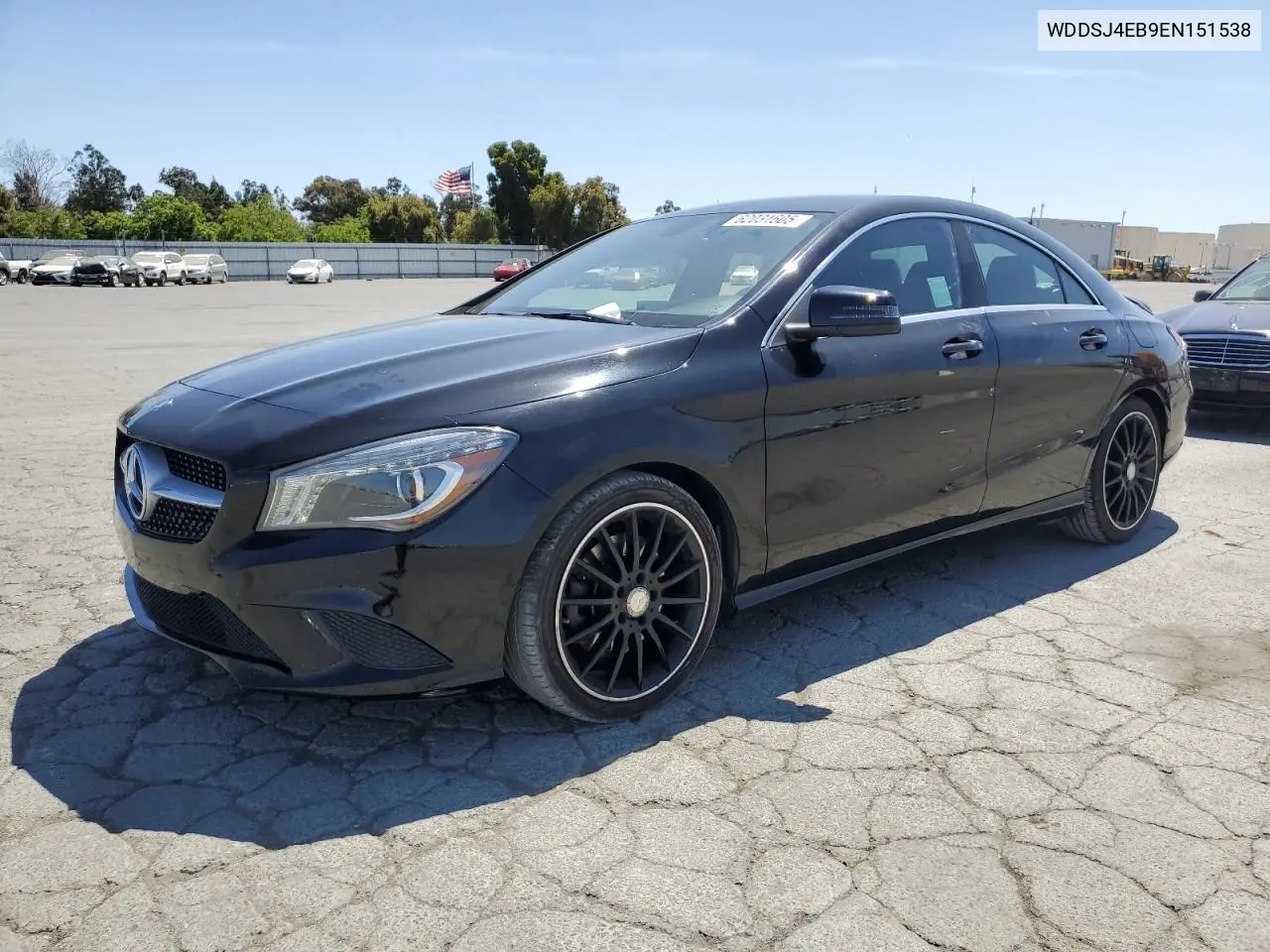 2014 Mercedes-Benz Cla 250 VIN: WDDSJ4EB9EN151538 Lot: 62031605
