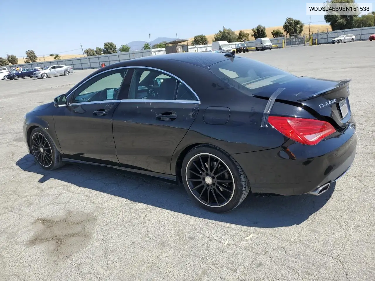 2014 Mercedes-Benz Cla 250 VIN: WDDSJ4EB9EN151538 Lot: 62031605