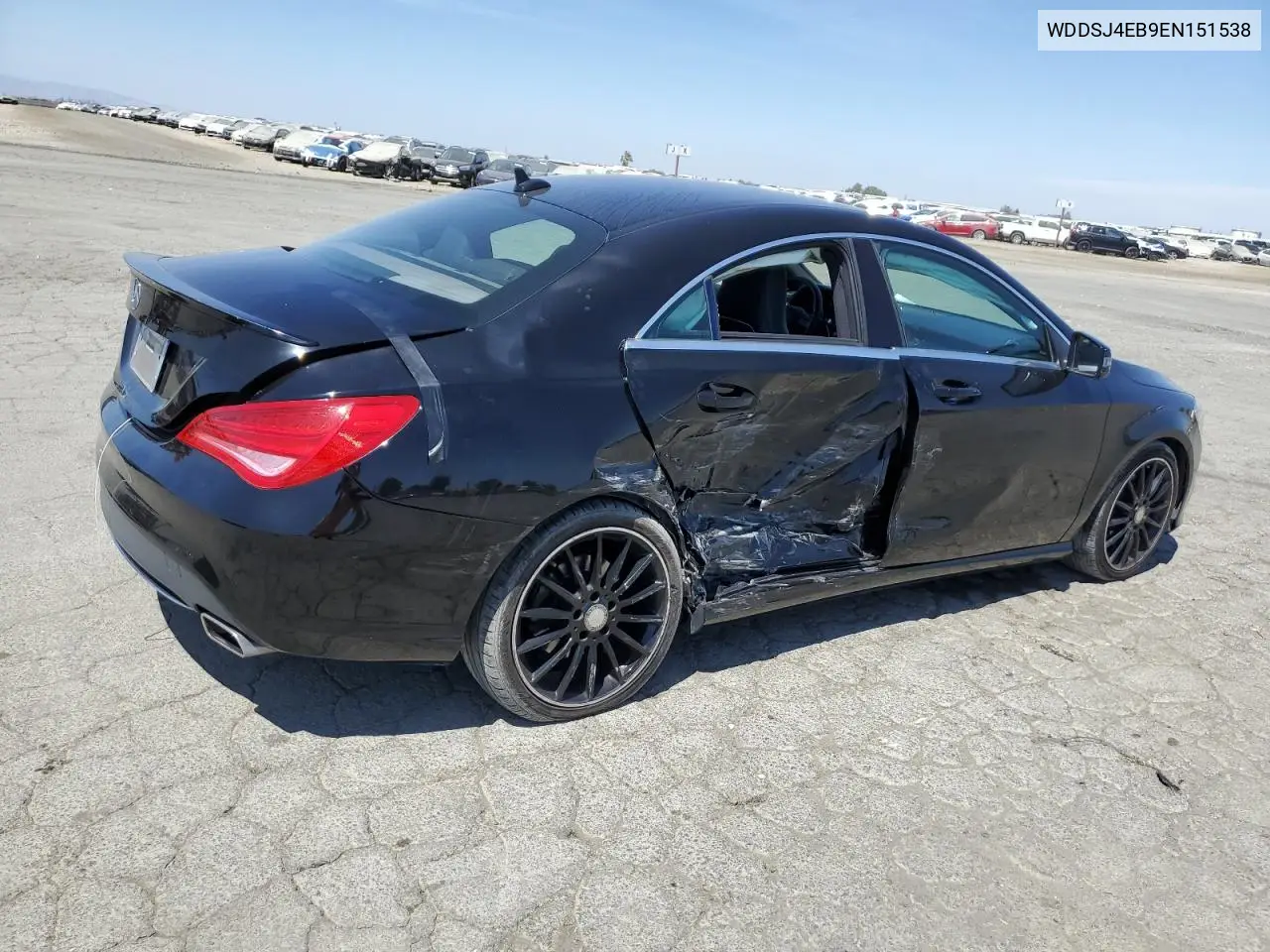 2014 Mercedes-Benz Cla 250 VIN: WDDSJ4EB9EN151538 Lot: 62031605