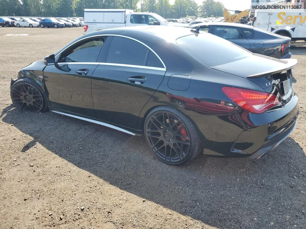 2014 Mercedes-Benz Cla 45 Amg VIN: WDDSJ5CB9EN113087 Lot: 62500835