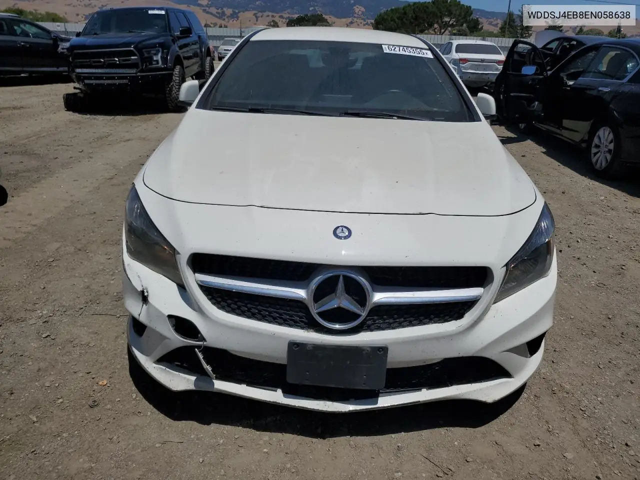 2014 Mercedes-Benz Cla 250 VIN: WDDSJ4EB8EN058638 Lot: 62745355