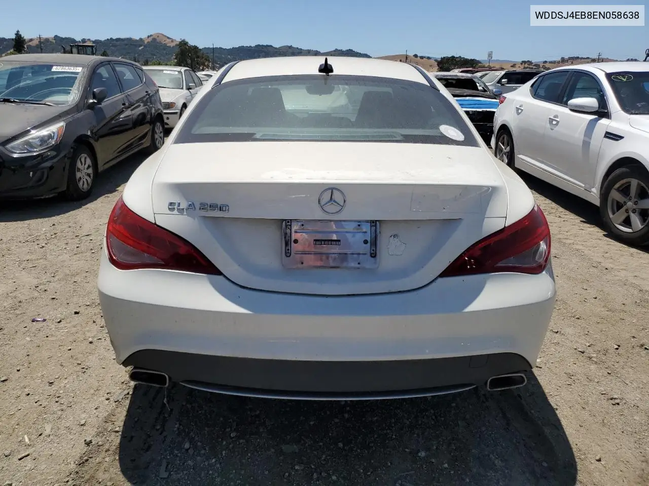 2014 Mercedes-Benz Cla 250 VIN: WDDSJ4EB8EN058638 Lot: 62745355