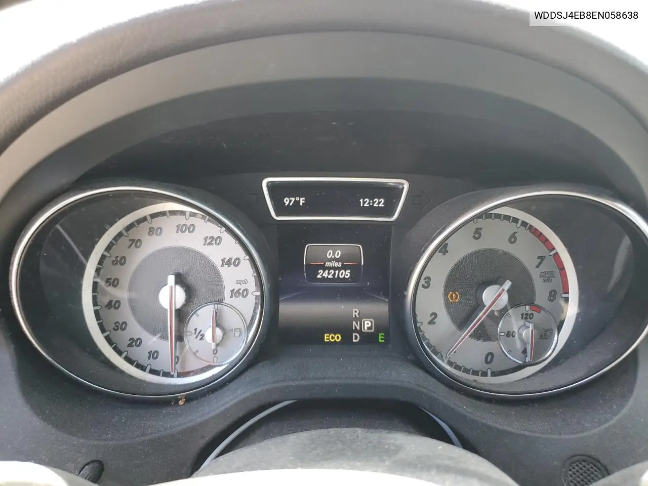 2014 Mercedes-Benz Cla 250 VIN: WDDSJ4EB8EN058638 Lot: 62745355