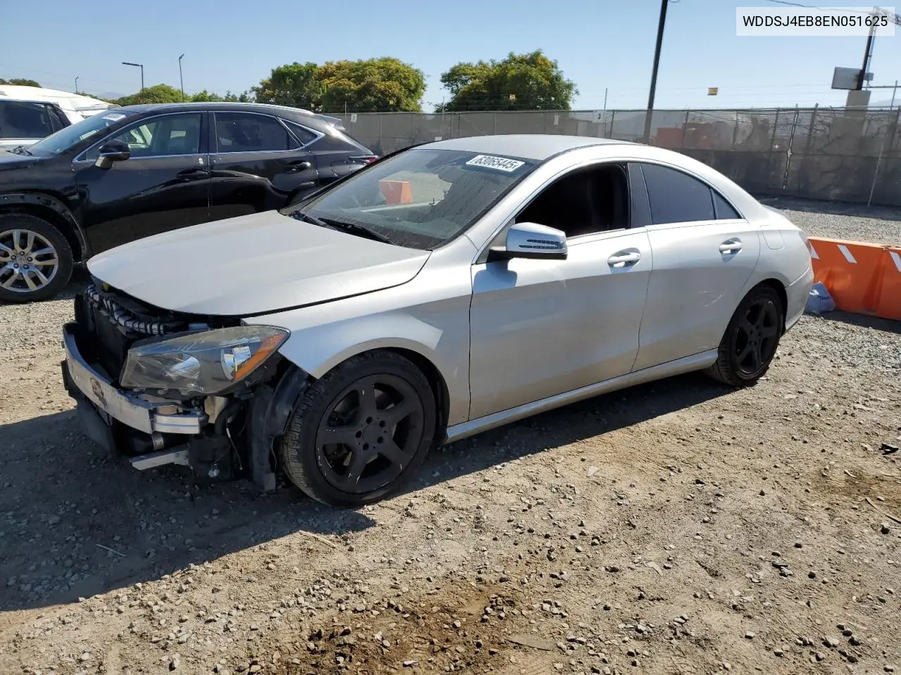 2014 Mercedes-Benz Cla 250 VIN: WDDSJ4EB8EN051625 Lot: 63065445
