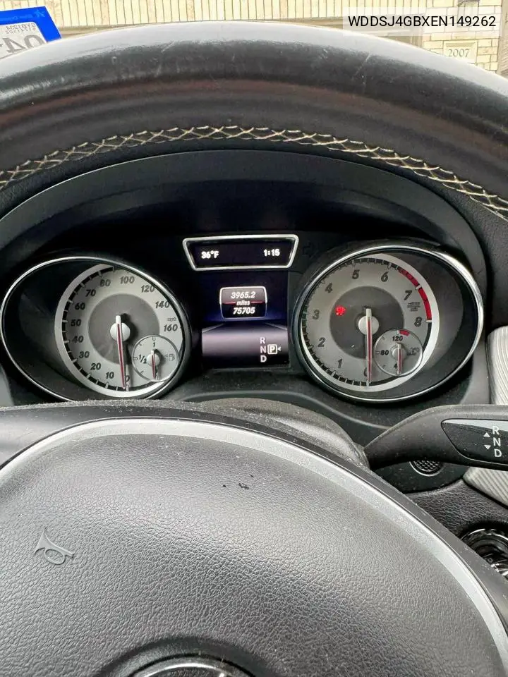 2014 Mercedes-Benz Cla 250 4Matic VIN: WDDSJ4GBXEN149262 Lot: 63113425