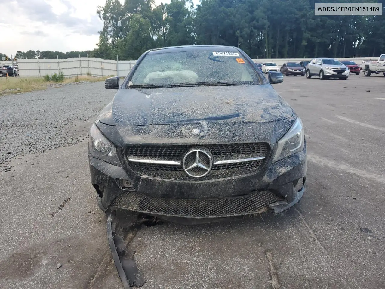2014 Mercedes-Benz Cla 250 VIN: WDDSJ4EB0EN151489 Lot: 65071885