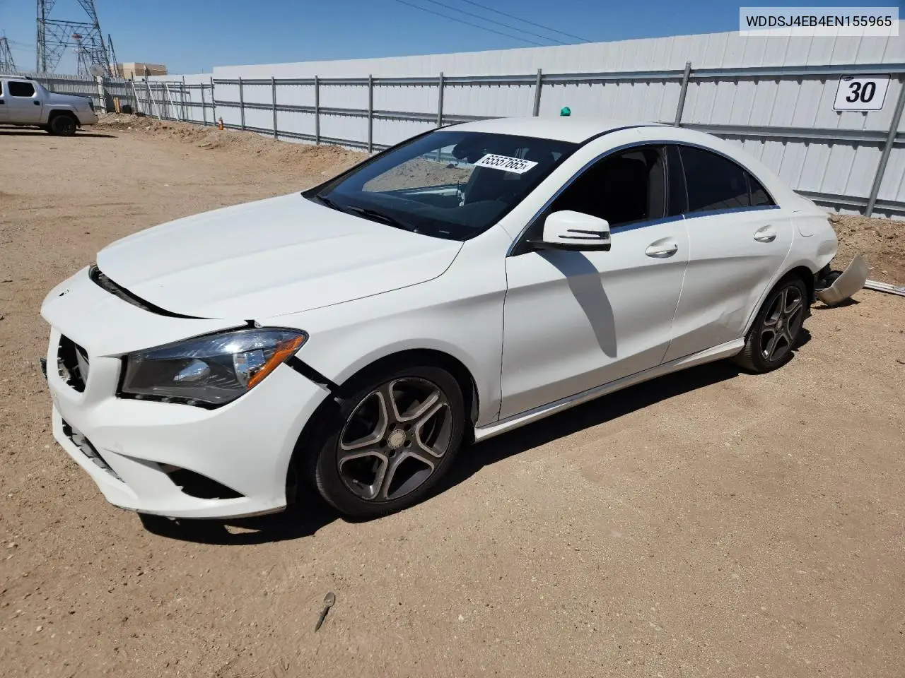 2014 Mercedes-Benz Cla 250 VIN: WDDSJ4EB4EN155965 Lot: 65557665