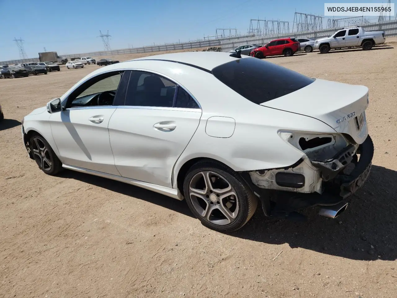 2014 Mercedes-Benz Cla 250 VIN: WDDSJ4EB4EN155965 Lot: 65557665
