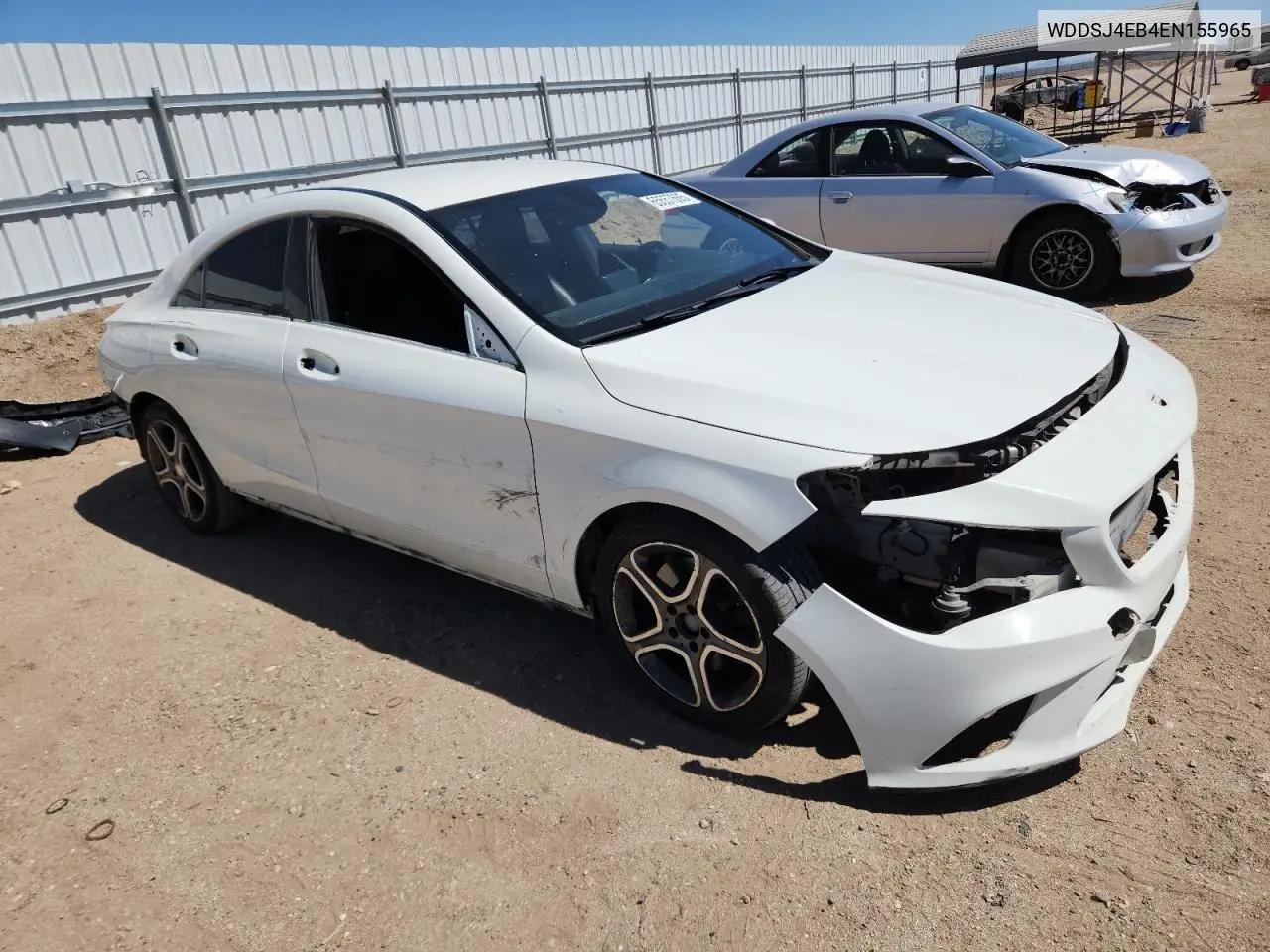 2014 Mercedes-Benz Cla 250 VIN: WDDSJ4EB4EN155965 Lot: 65557665