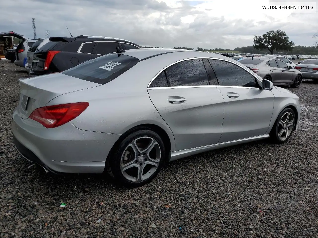 2014 Mercedes-Benz Cla 250 VIN: WDDSJ4EB3EN104103 Lot: 65992375