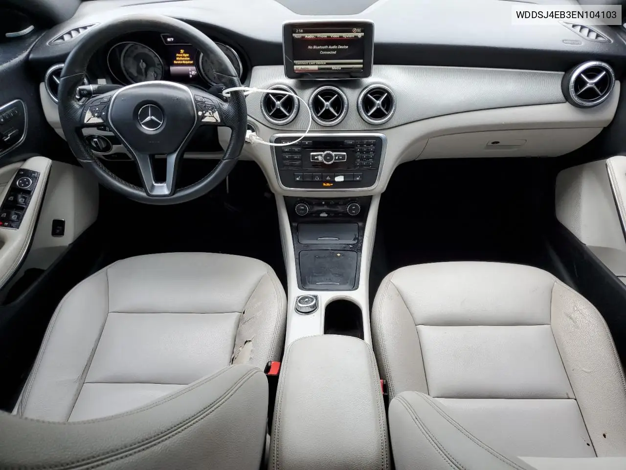 2014 Mercedes-Benz Cla 250 VIN: WDDSJ4EB3EN104103 Lot: 65992375