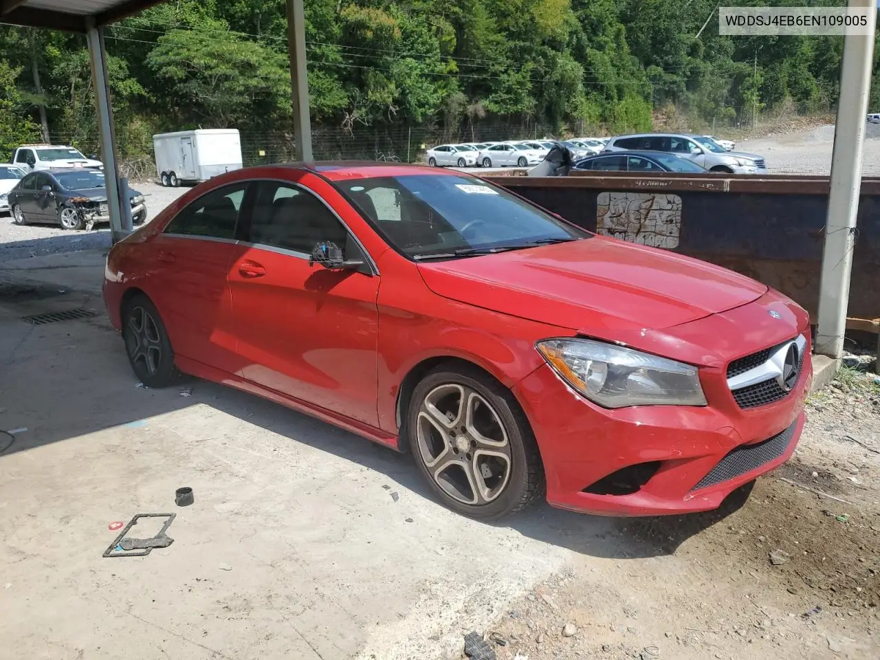 2014 Mercedes-Benz Cla 250 VIN: WDDSJ4EB6EN109005 Lot: 66014465