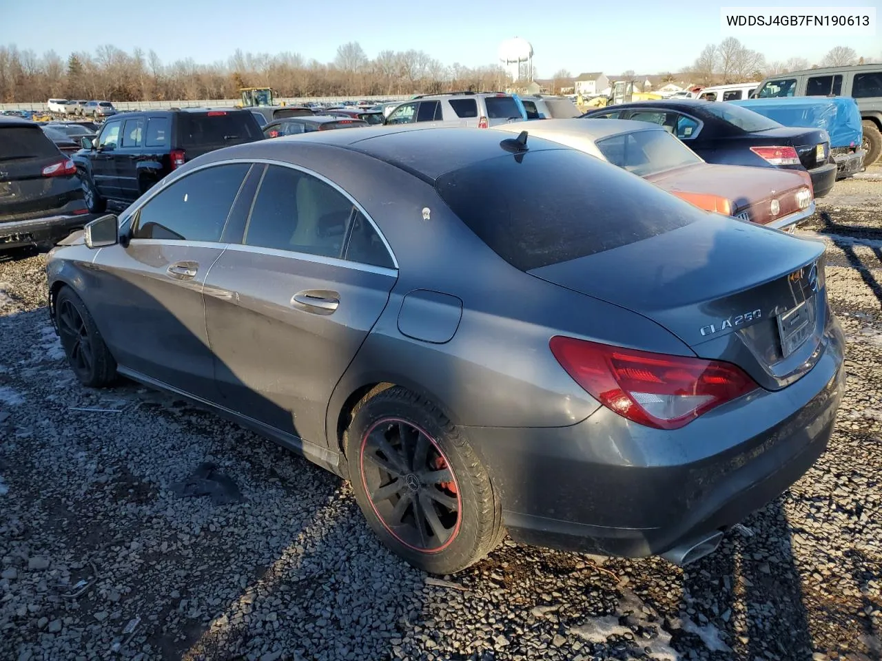 2015 Mercedes-Benz Cla 250 4Matic VIN: WDDSJ4GB7FN190613 Lot: 42414325