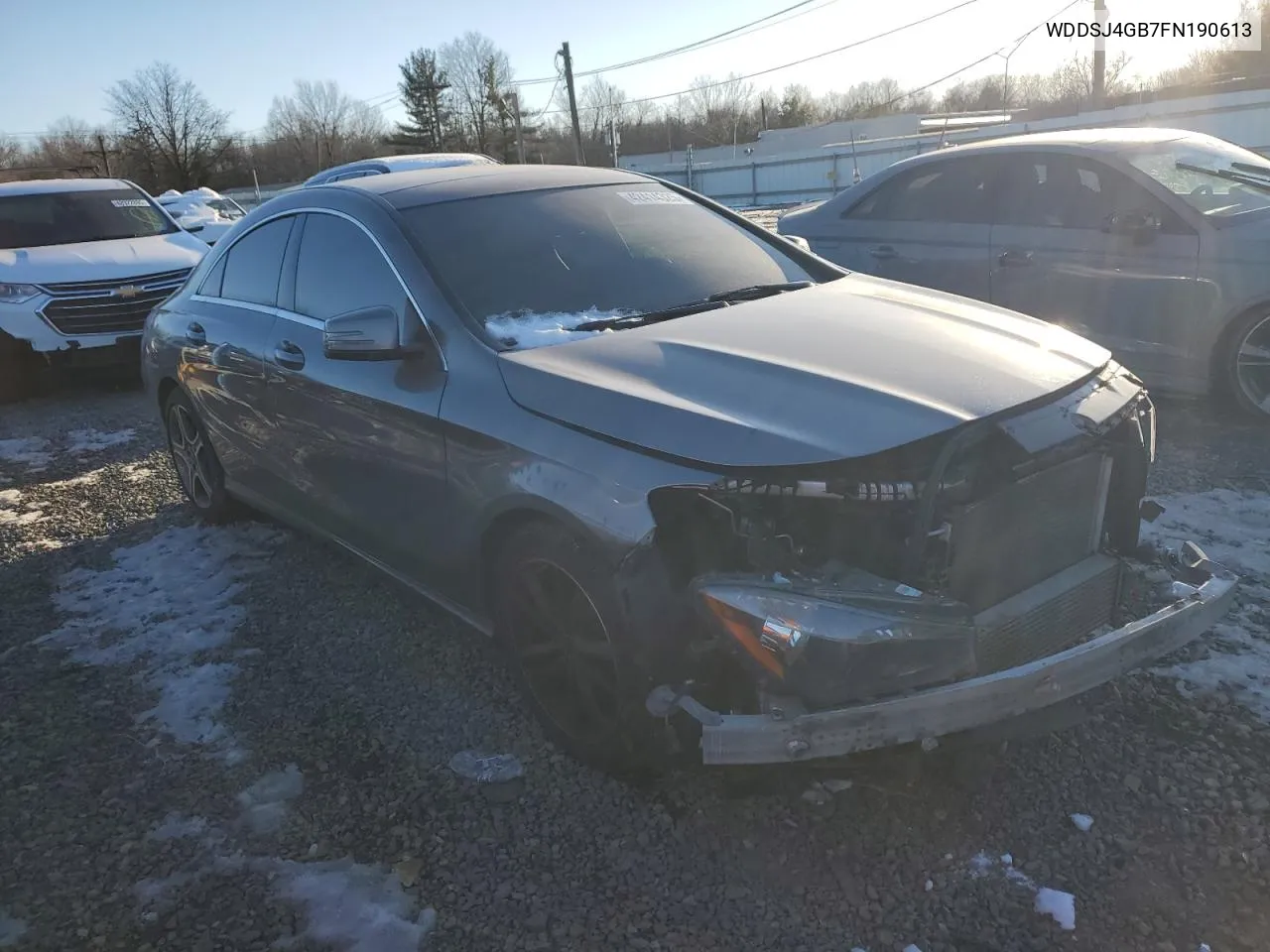 2015 Mercedes-Benz Cla 250 4Matic VIN: WDDSJ4GB7FN190613 Lot: 42414325