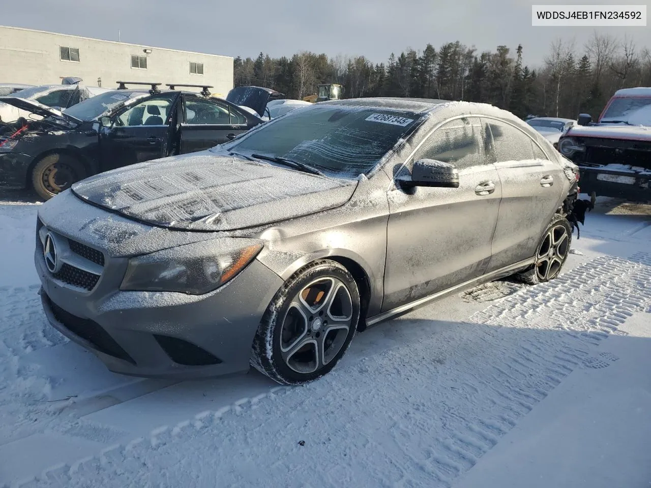 2015 Mercedes-Benz Cla 250 VIN: WDDSJ4EB1FN234592 Lot: 42687345