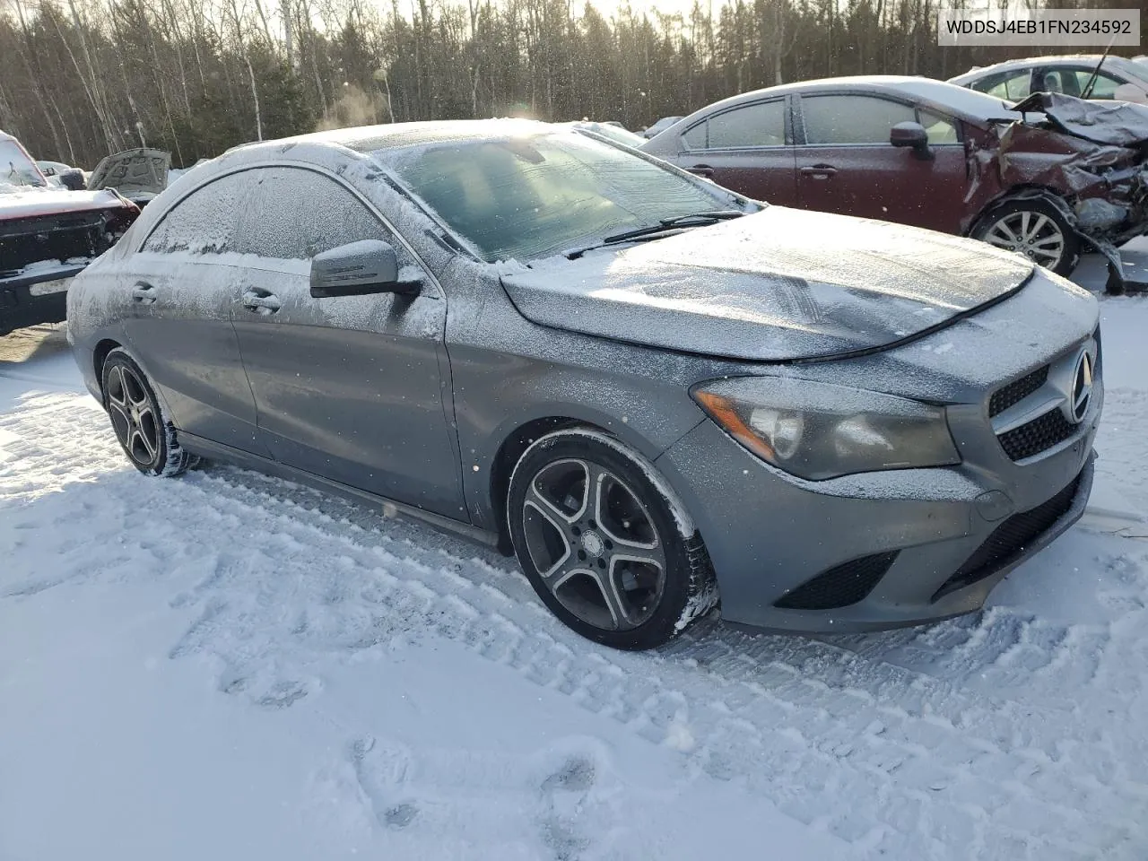 2015 Mercedes-Benz Cla 250 VIN: WDDSJ4EB1FN234592 Lot: 42687345