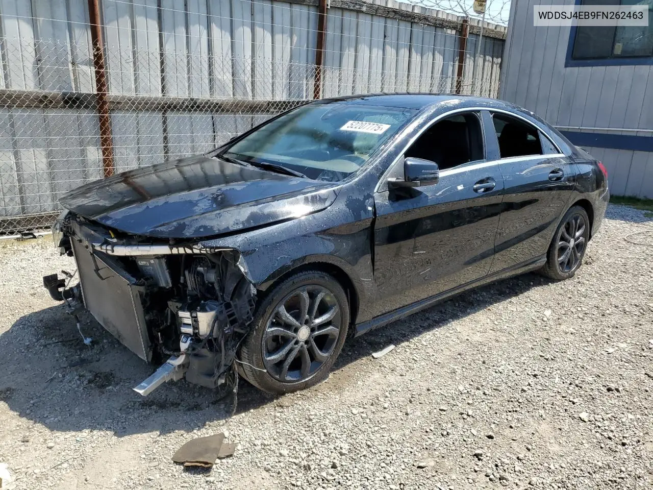2015 Mercedes-Benz Cla 250 VIN: WDDSJ4EB9FN262463 Lot: 52207775