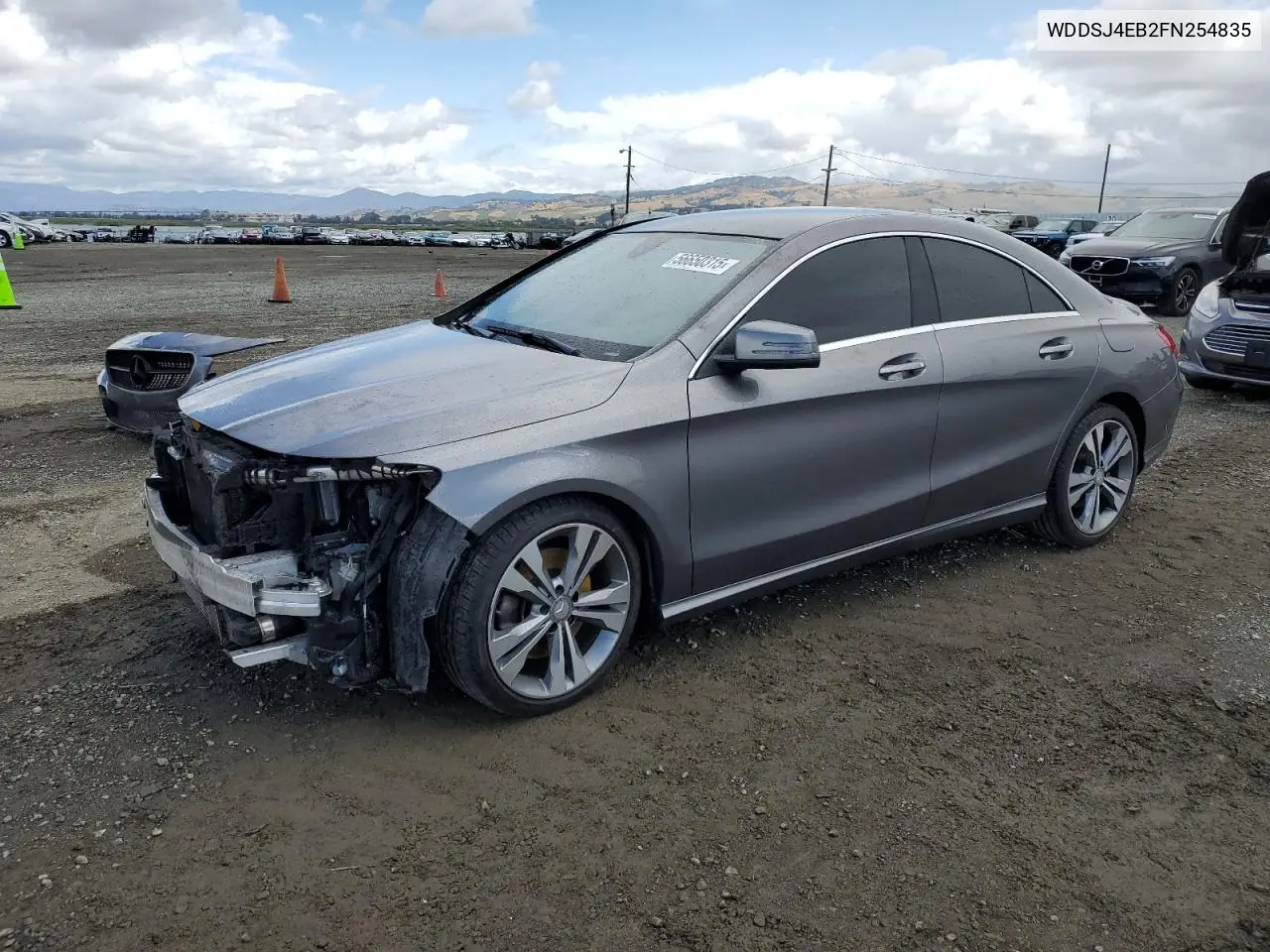 2015 Mercedes-Benz Cla 250 VIN: WDDSJ4EB2FN254835 Lot: 56650315