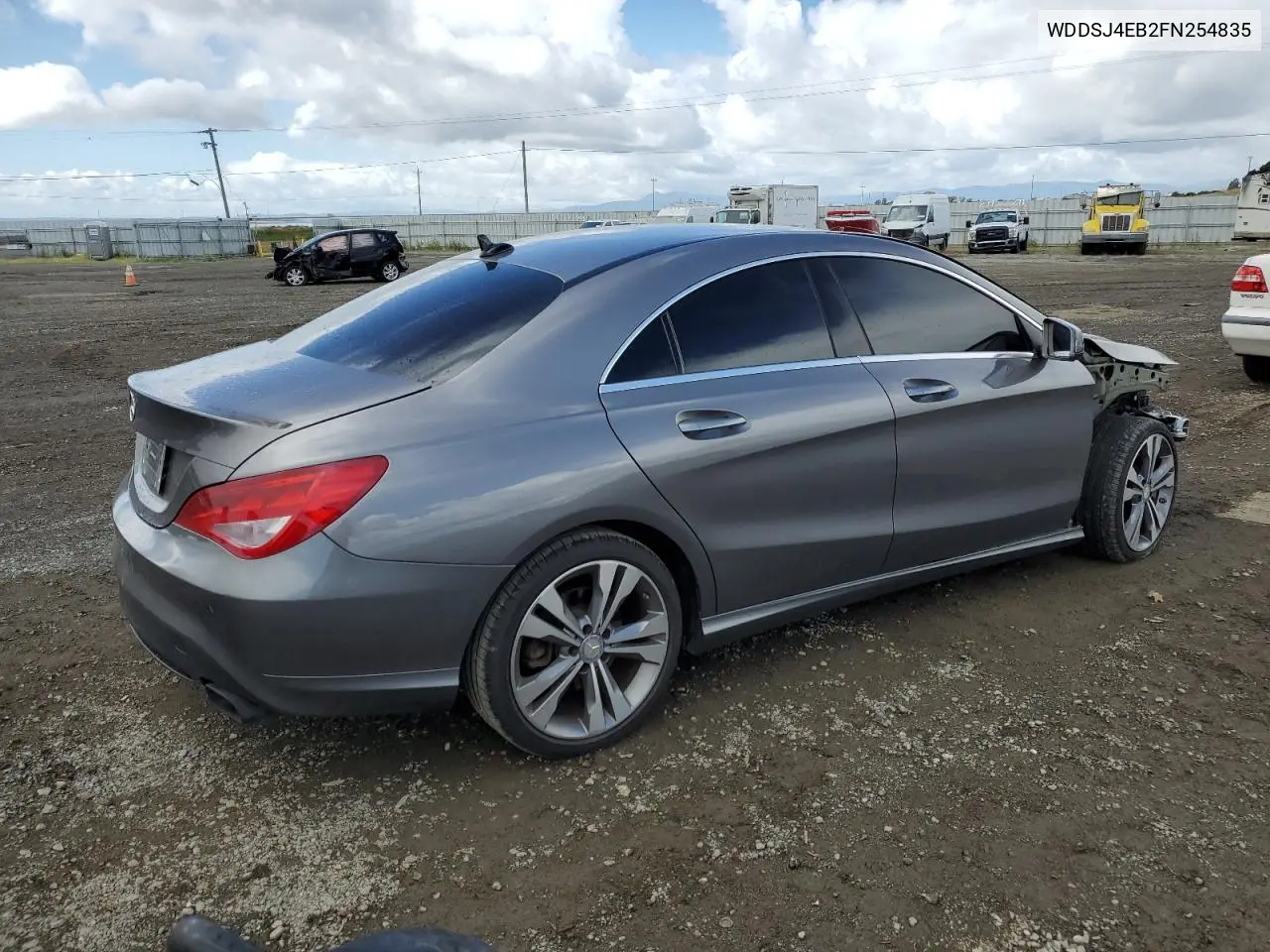 2015 Mercedes-Benz Cla 250 VIN: WDDSJ4EB2FN254835 Lot: 56650315