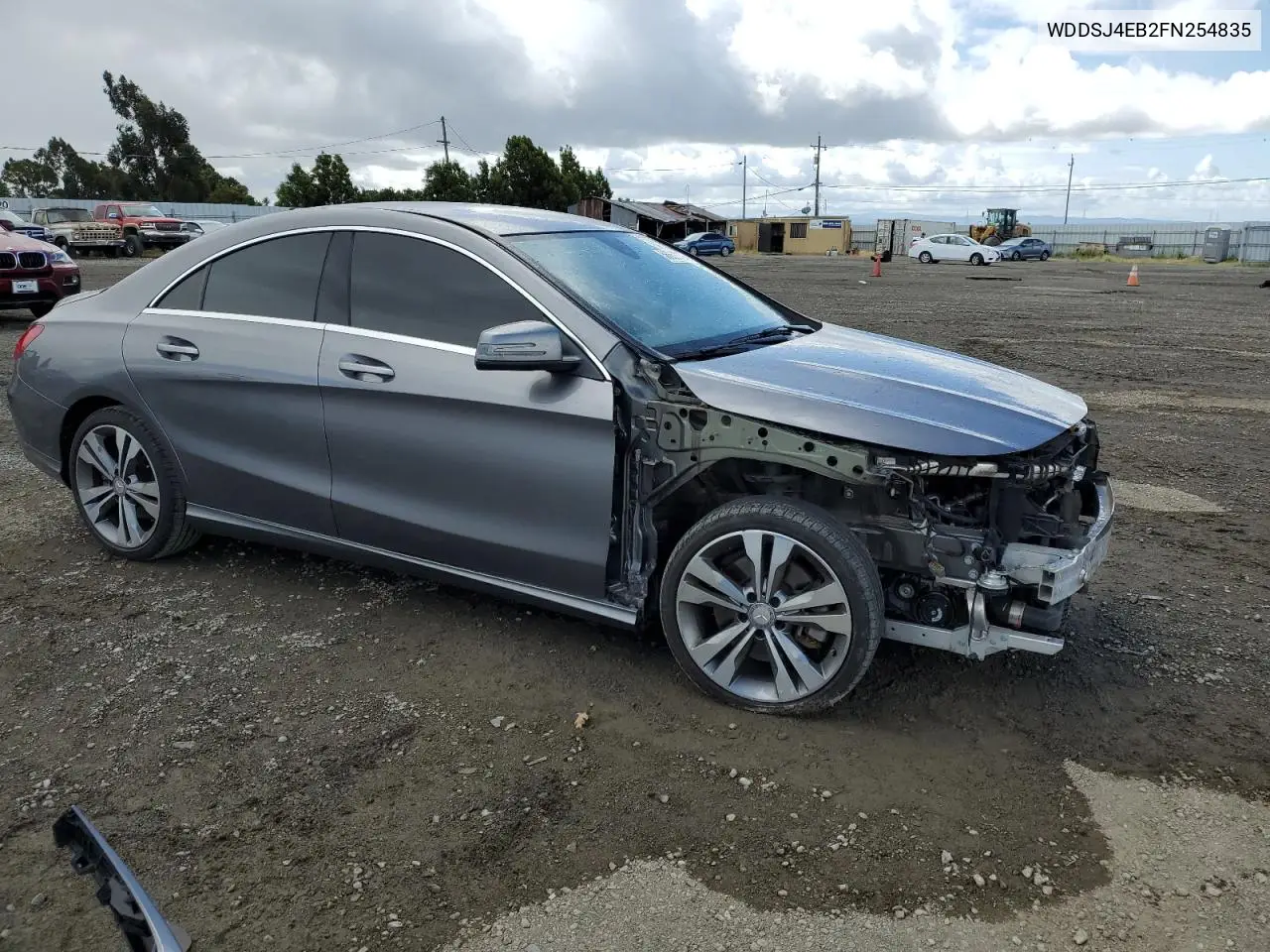 2015 Mercedes-Benz Cla 250 VIN: WDDSJ4EB2FN254835 Lot: 56650315