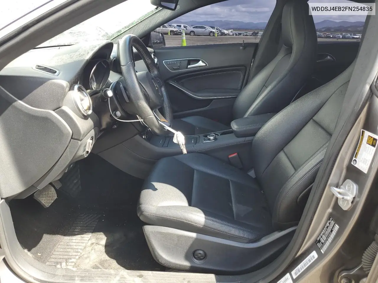 2015 Mercedes-Benz Cla 250 VIN: WDDSJ4EB2FN254835 Lot: 56650315