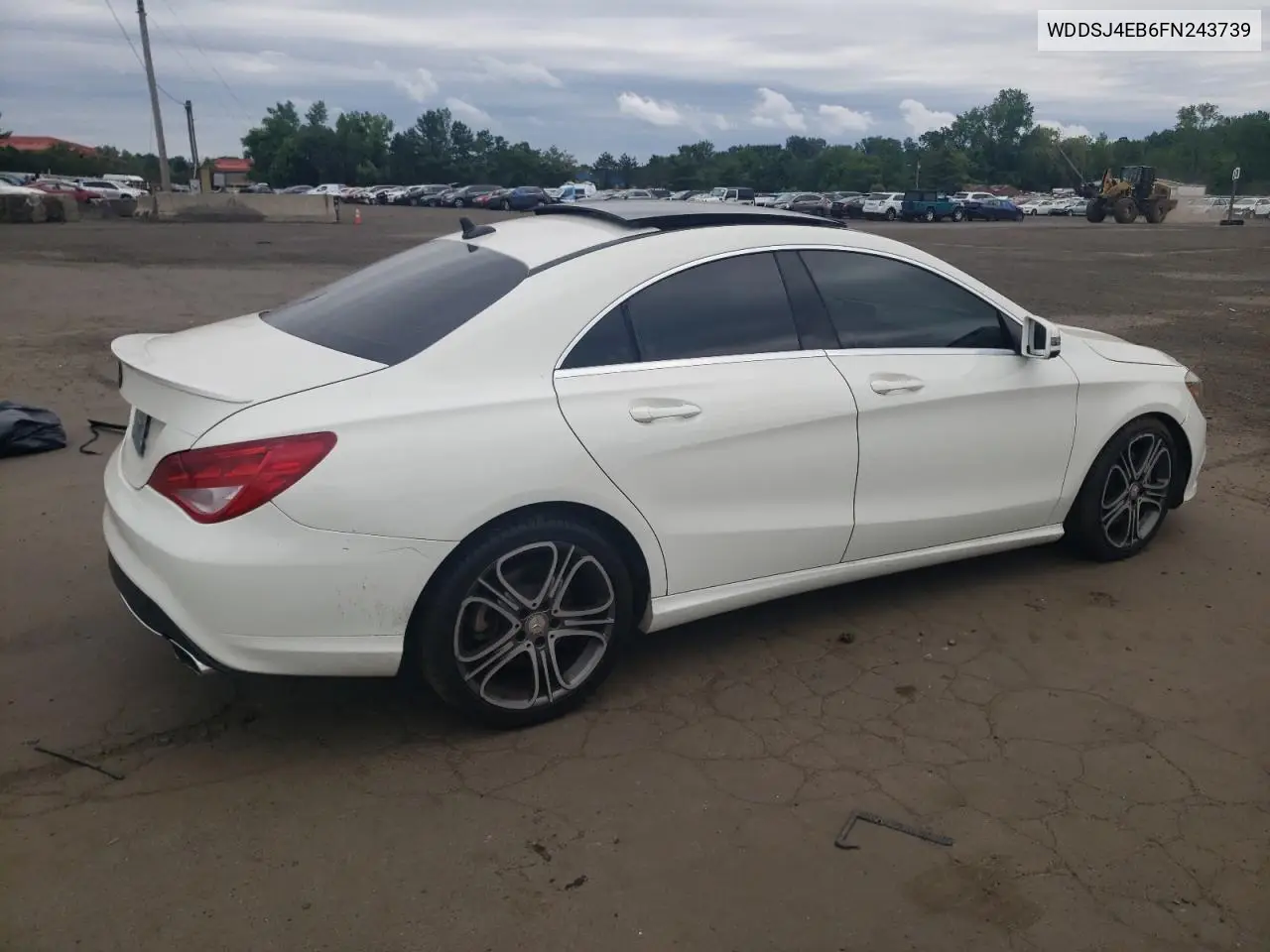 2015 Mercedes-Benz Cla 250 VIN: WDDSJ4EB6FN243739 Lot: 62318395