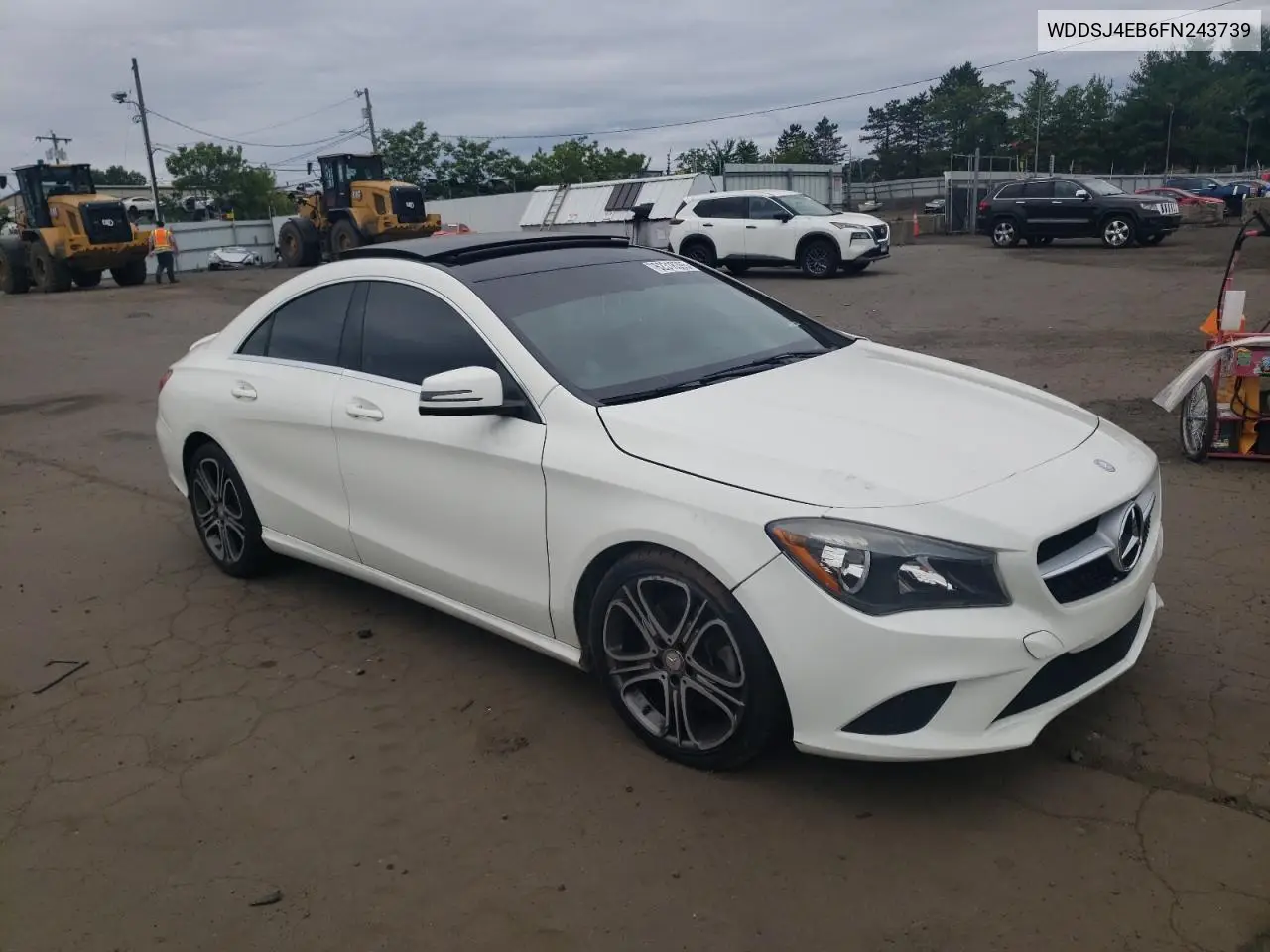 2015 Mercedes-Benz Cla 250 VIN: WDDSJ4EB6FN243739 Lot: 62318395