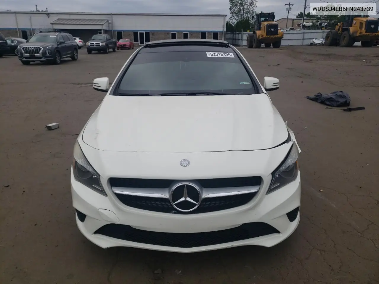 2015 Mercedes-Benz Cla 250 VIN: WDDSJ4EB6FN243739 Lot: 62318395