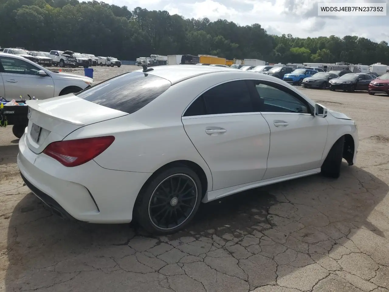 2015 Mercedes-Benz Cla 250 VIN: WDDSJ4EB7FN237352 Lot: 62345795