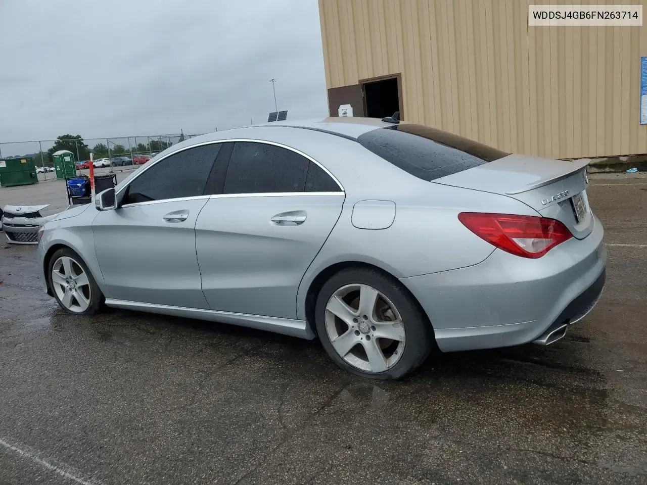 2015 Mercedes-Benz Cla 250 4Matic VIN: WDDSJ4GB6FN263714 Lot: 62535425
