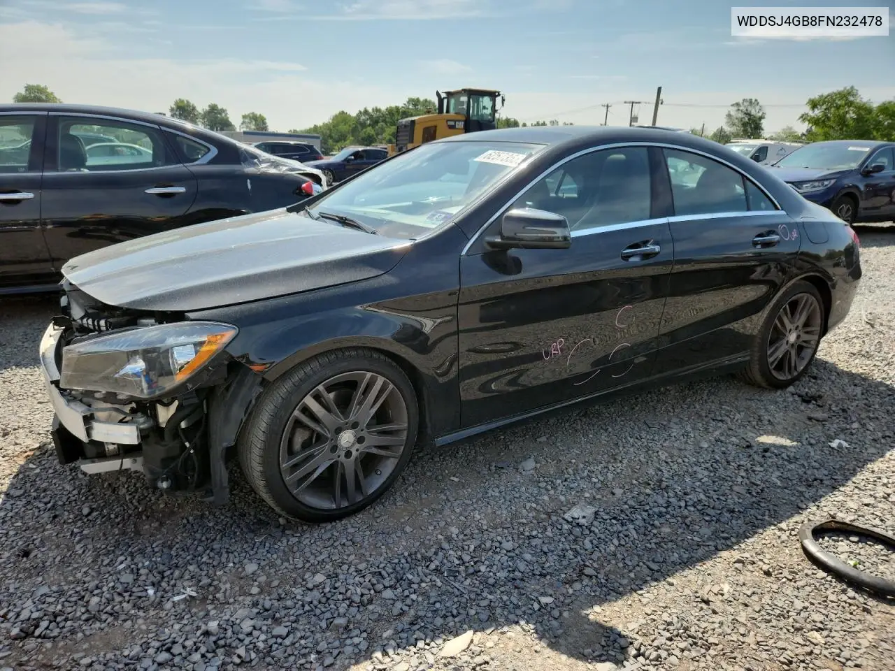 2015 Mercedes-Benz Cla 250 4Matic VIN: WDDSJ4GB8FN232478 Lot: 62573555