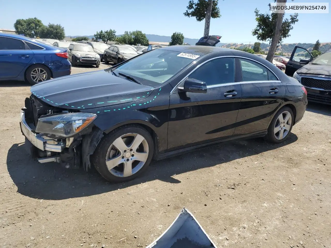 2015 Mercedes-Benz Cla 250 VIN: WDDSJ4EB9FN254749 Lot: 62574995