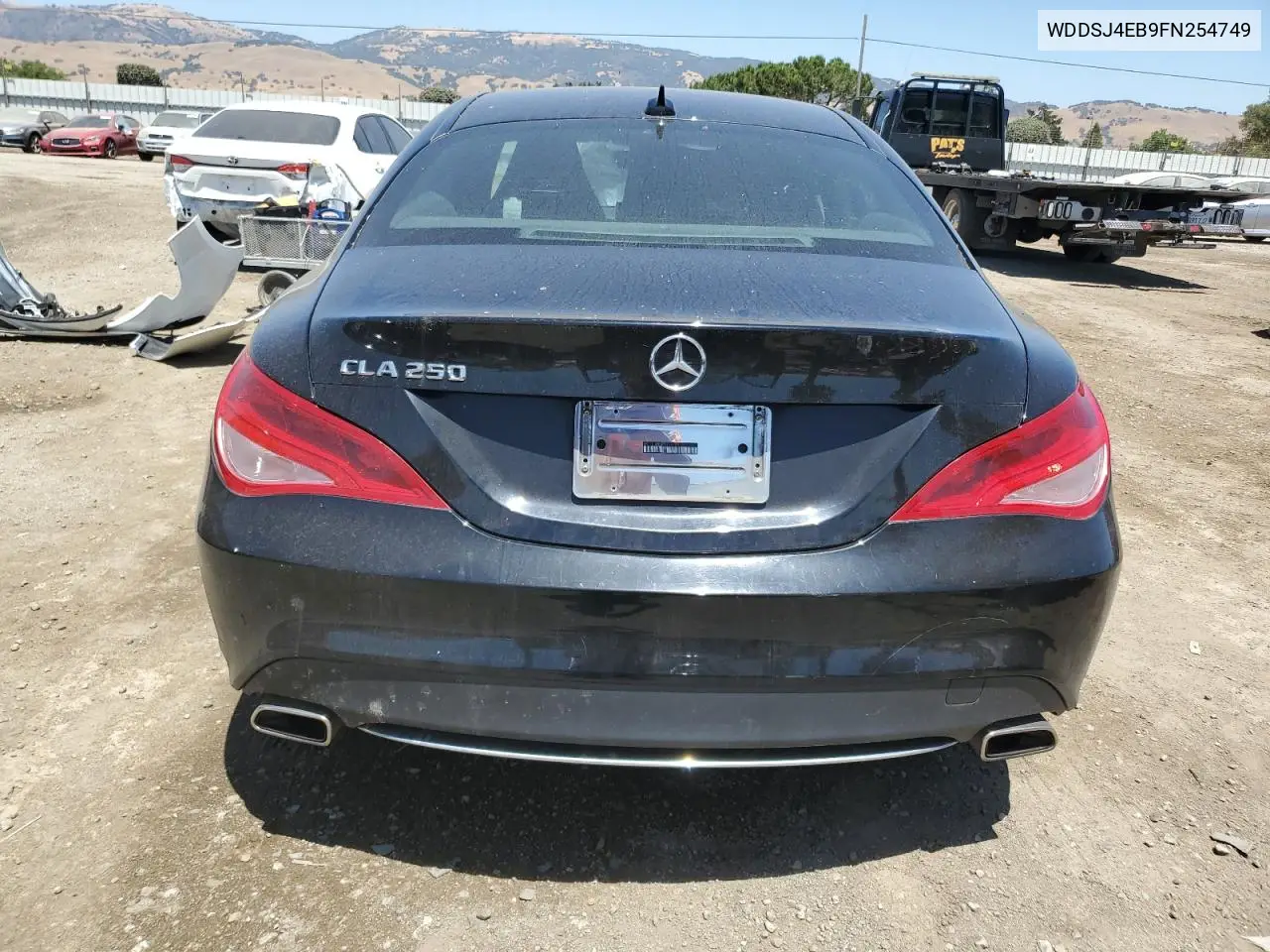2015 Mercedes-Benz Cla 250 VIN: WDDSJ4EB9FN254749 Lot: 62574995