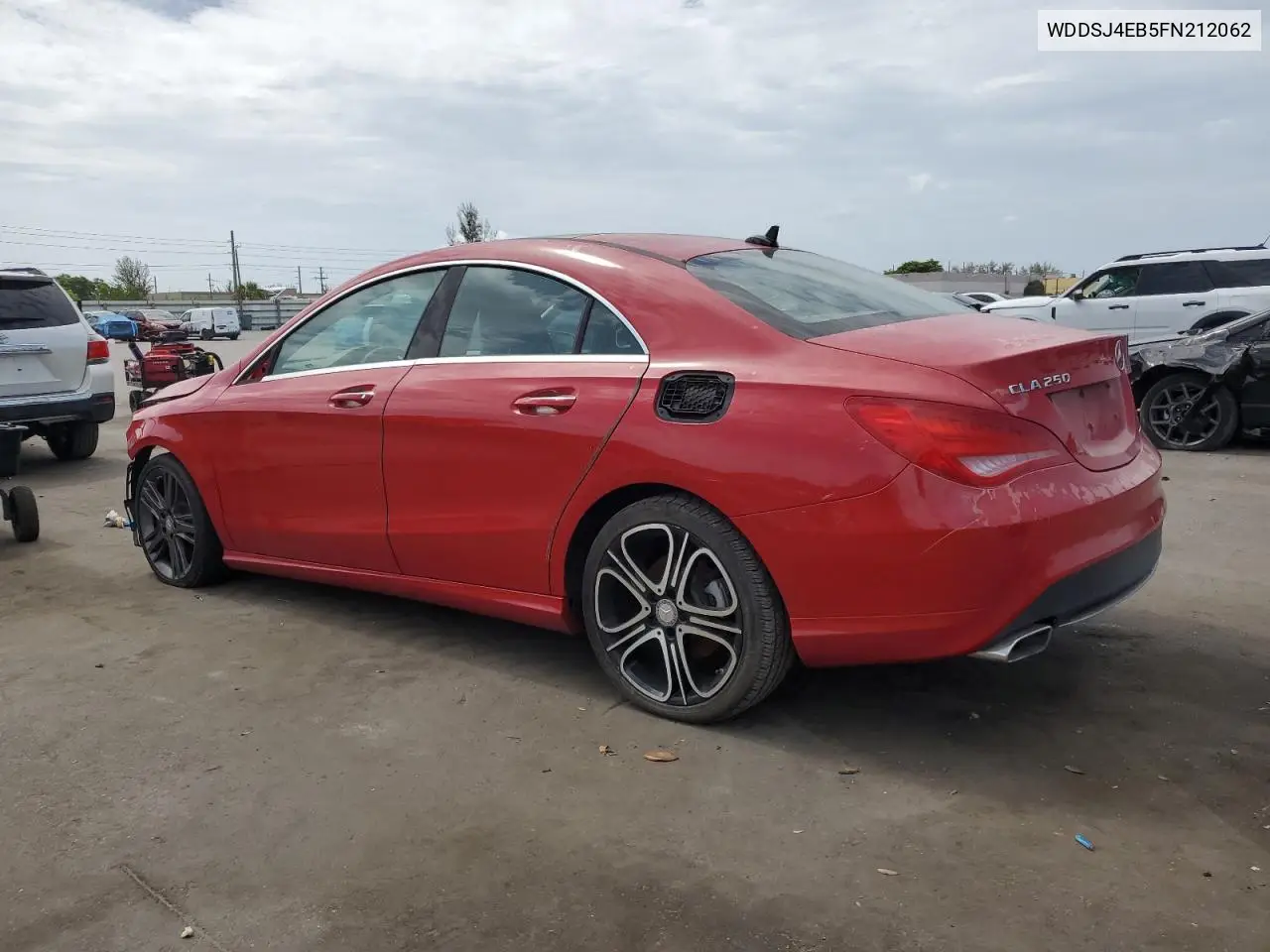 2015 Mercedes-Benz Cla 250 VIN: WDDSJ4EB5FN212062 Lot: 62719595