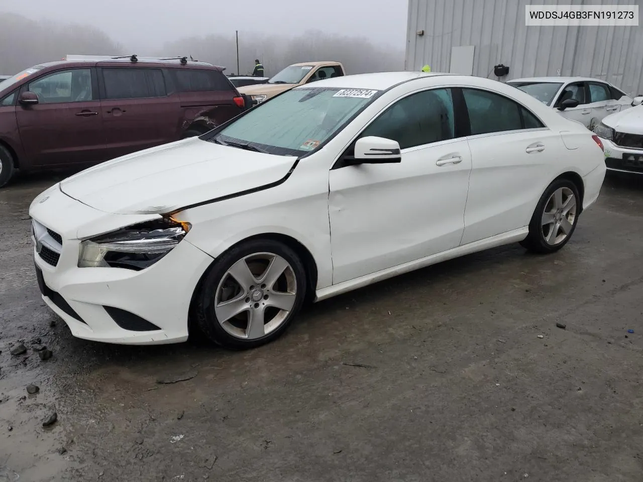 2015 Mercedes-Benz Cla 250 4Matic VIN: WDDSJ4GB3FN191273 Lot: 82372574