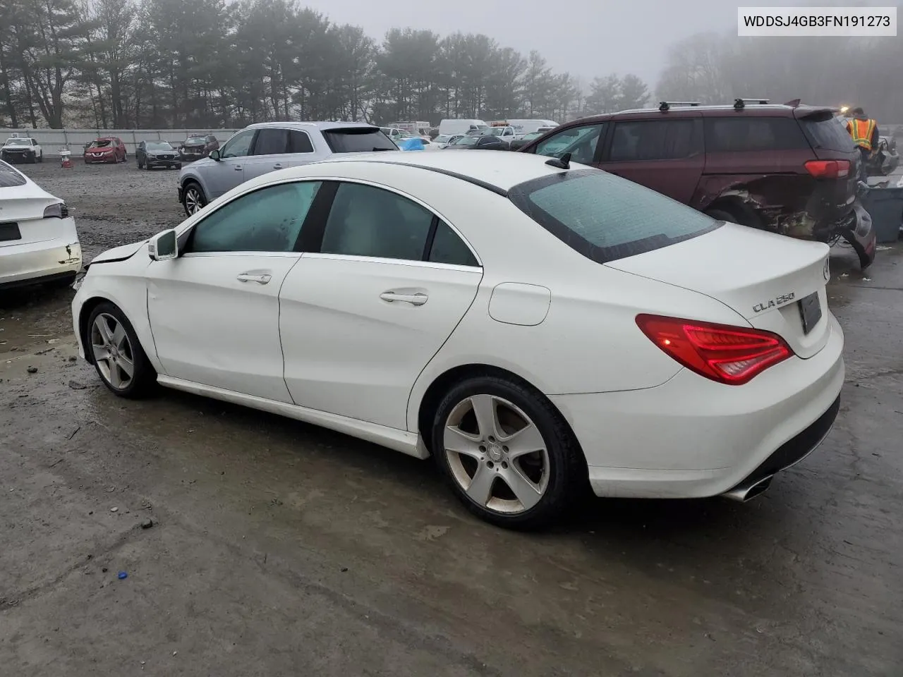 2015 Mercedes-Benz Cla 250 4Matic VIN: WDDSJ4GB3FN191273 Lot: 82372574