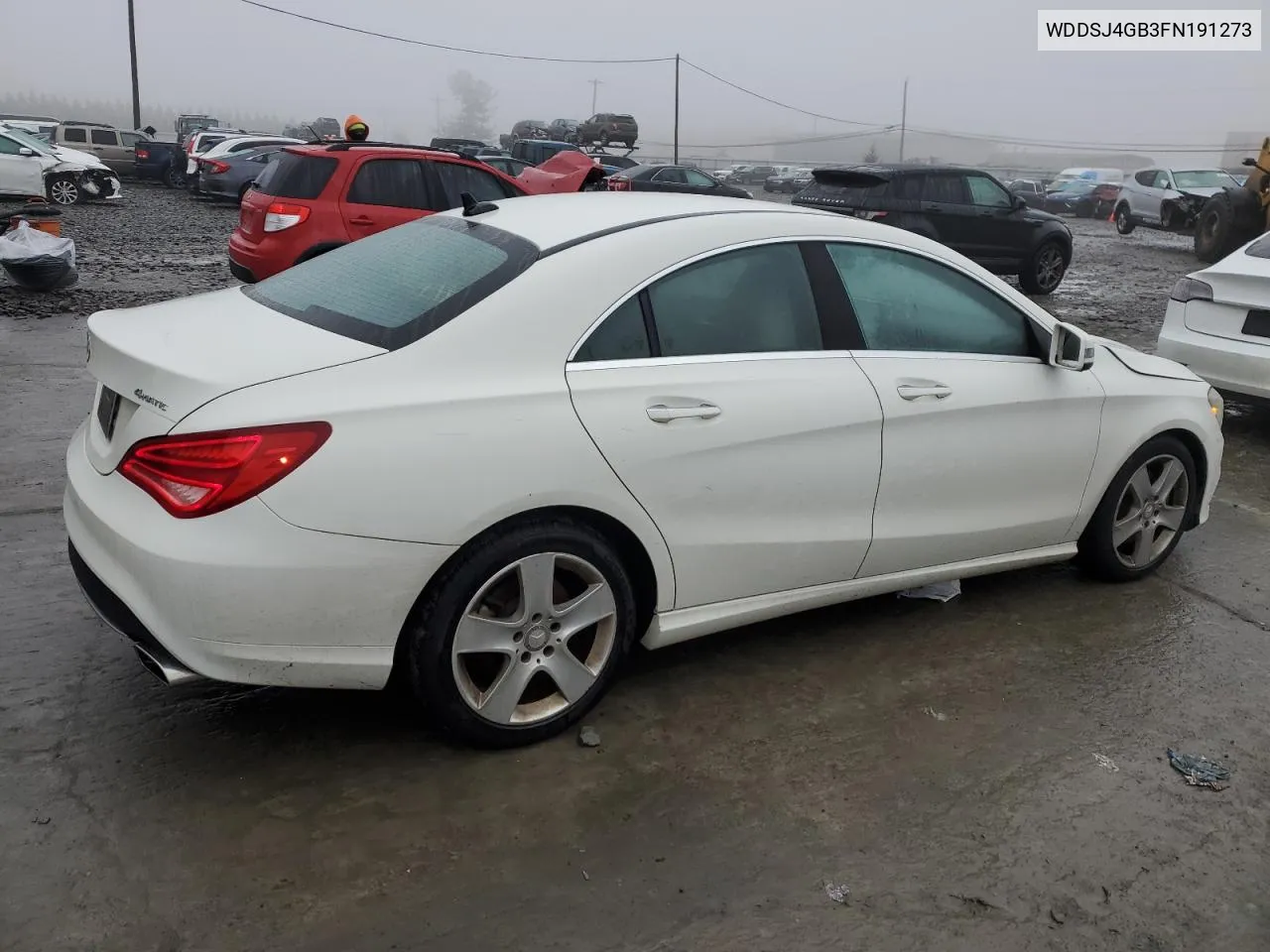 2015 Mercedes-Benz Cla 250 4Matic VIN: WDDSJ4GB3FN191273 Lot: 82372574