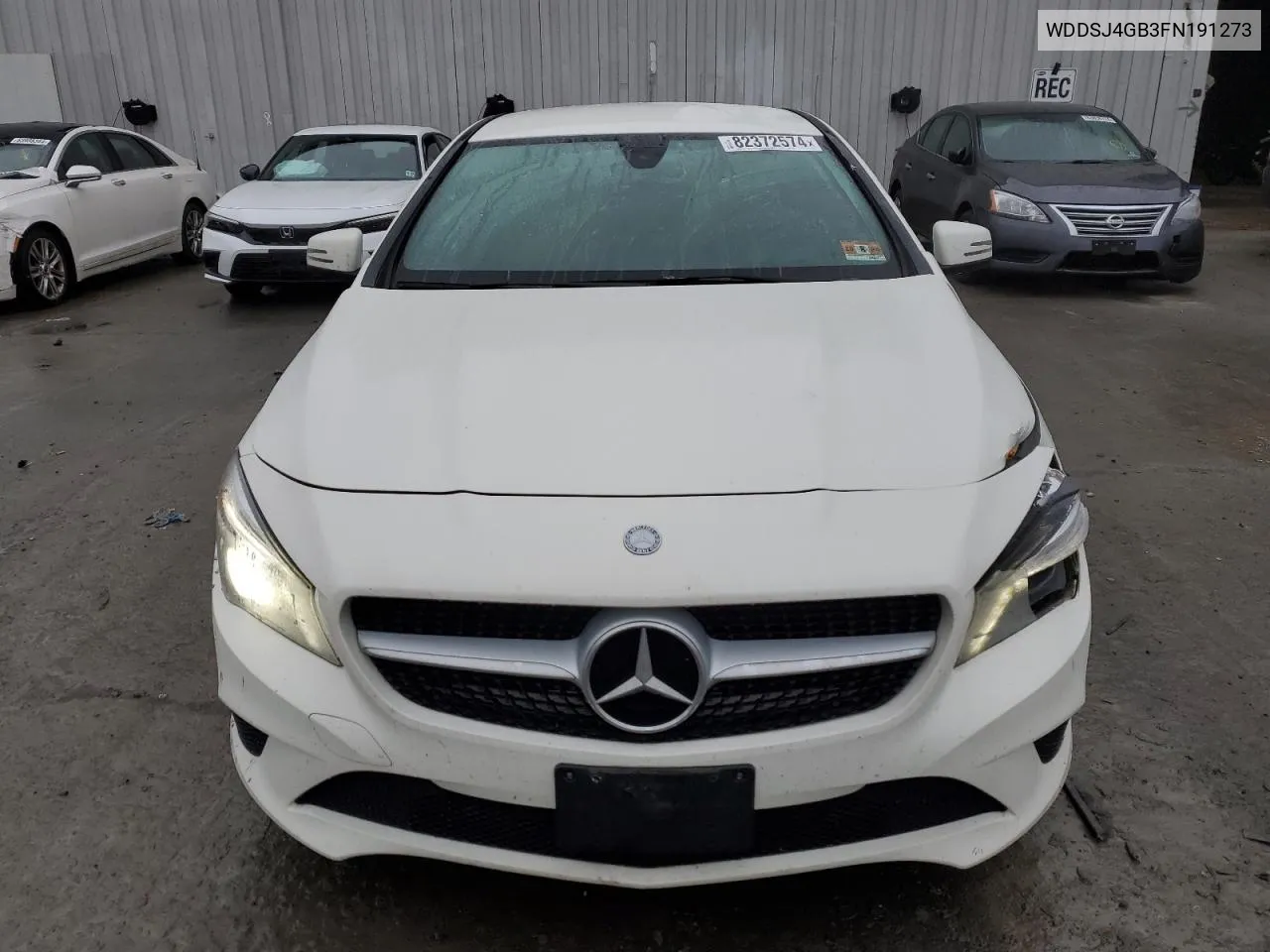 2015 Mercedes-Benz Cla 250 4Matic VIN: WDDSJ4GB3FN191273 Lot: 82372574